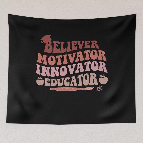 Item preview, Believer Motivator Innovator Educator designed and sold by YaassDesign.