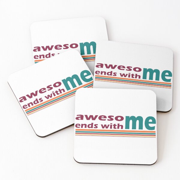 Item preview, Awesome Ends With Me  designed and sold by magentasponge.