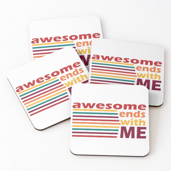 Item preview, Awesome Ends With Me designed and sold by magentasponge.
