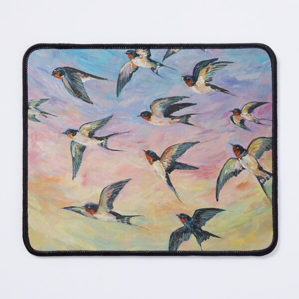 Item preview, Barn Swallows Acrylic painting designed and sold by Redilion.