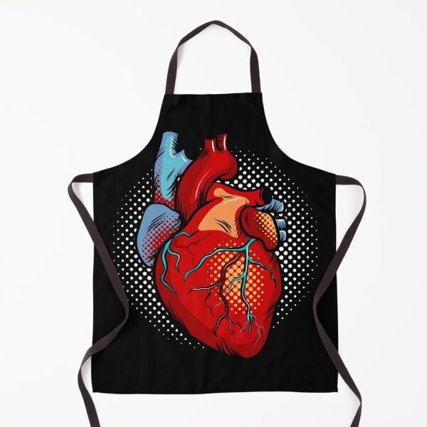 Item preview, Human heart pop art style designed and sold by IronicEmpire.