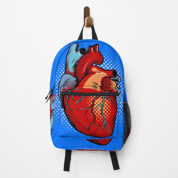 Item preview, Human heart pop art style designed and sold by IronicEmpire.