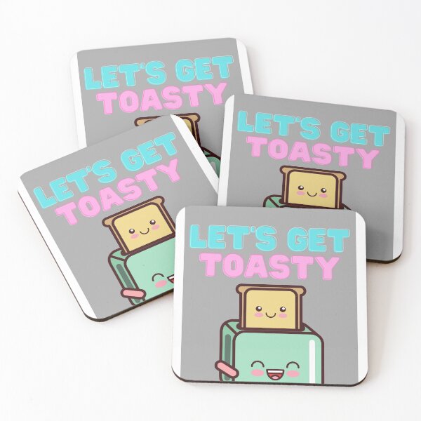 Item preview, Let's Get Toasty Toaster Pun designed and sold by CreationsByMS20.