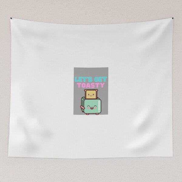 Item preview, Let's Get Toasty Toaster Pun designed and sold by CreationsByMS20.