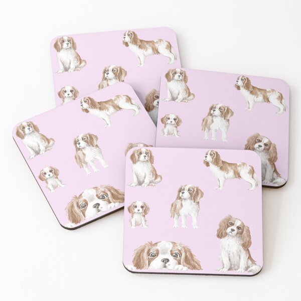 Artikelvorschau, King Charles Cavalier Spaniel Hunde entworfen und verkauft von MameDesign.