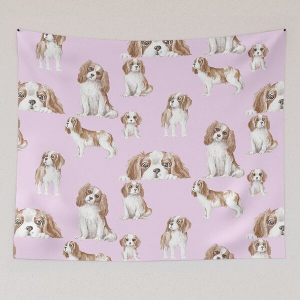 Artikelvorschau, King Charles Cavalier Spaniel Hunde entworfen und verkauft von MameDesign.