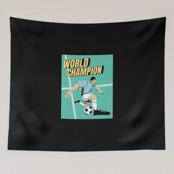 Item preview, World Champion Soccer Design Sticker designed and sold by clarepaulaji64.