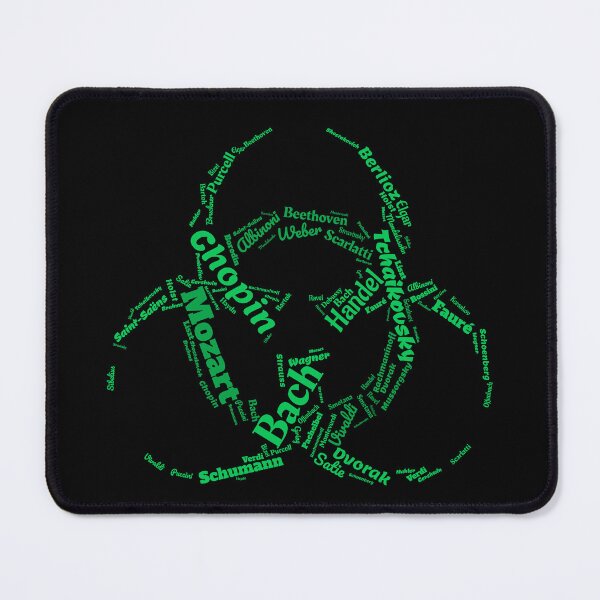 Item preview, 50 Composers - biohazard shape designed and sold by Musicianst0re.