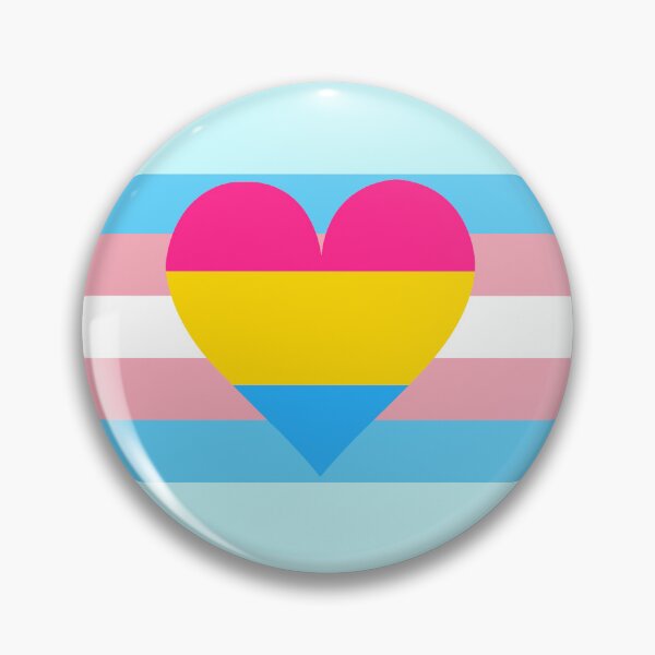Item preview, Transgender Pansexual Heart Flag designed and sold by kosmicwaffle.