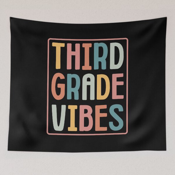 Item preview, Retro Third Grade 3rd Grade Vibes 3rd Grade Teacher 1st Day Back To School designed and sold by jasmynnoel.