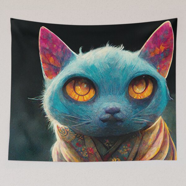 Item preview, The blue venusian cat designed and sold by CatMadness.