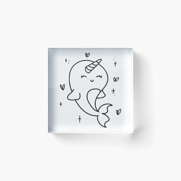 Item preview, Kawaii Narwhal designed and sold by kapiks.