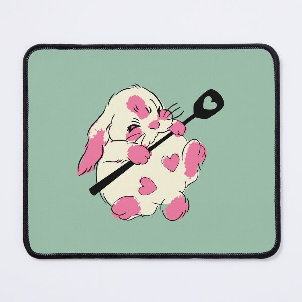 Item preview, cute kawaii pink bunny funny bunny designed and sold by XXgooddeedXX.