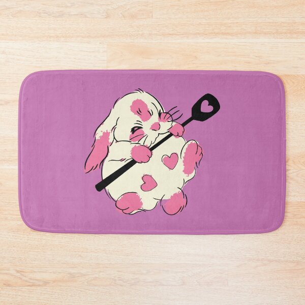 Item preview, cute kawaii pink bunny funny bunny designed and sold by XXgooddeedXX.