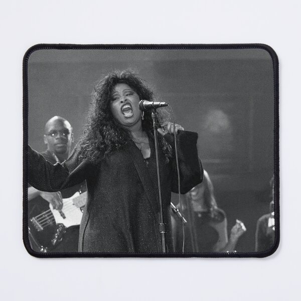 Item preview, Chaka Kahn - BW Photograph designed and sold by ConcertImages.