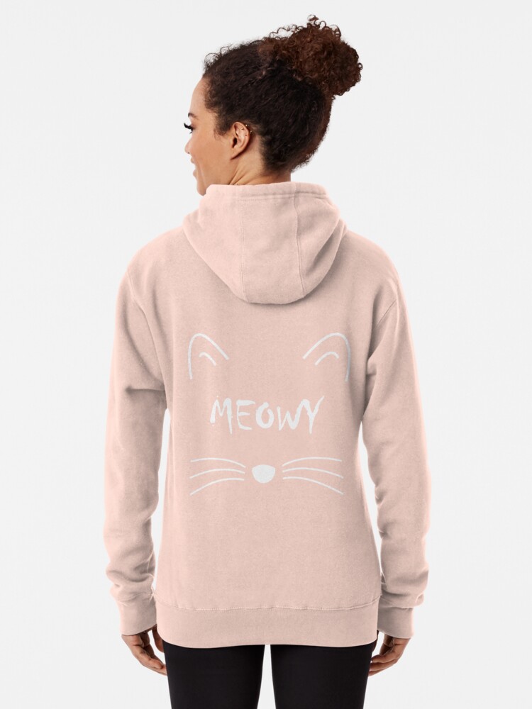 Meowgicians Swaggy Streetwear Warm Cat Hoodie | Stylish Hoodie for Cats Black Innerwear / L