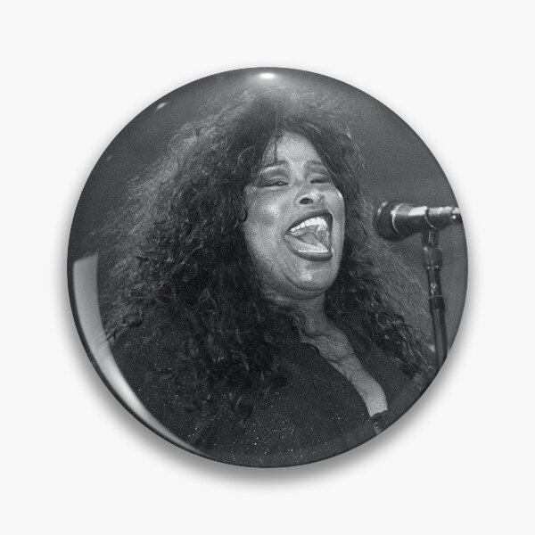 Item preview, Chaka Kahn - BW Photograph designed and sold by ConcertImages.