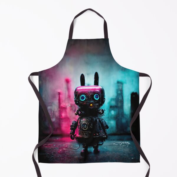 Aperçu de l'œuvre Oreilles Le Robot Cyberpunk créée et vendue par 2Piglets.