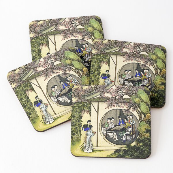 Item preview, Ladies of the Court Playing Go in the Garden | Go | Igo | Baduk | Weiqi designed and sold by DastardLee.