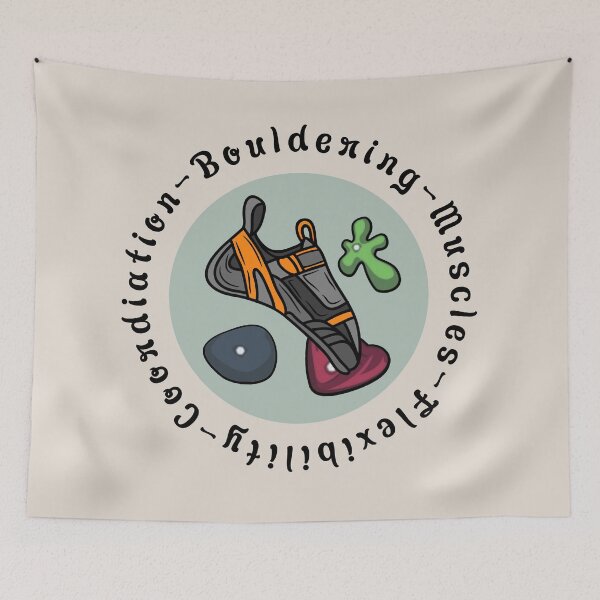 Item preview, Rock climbing, Rock, Climber,  Climb, Bouldering Gift designed and sold by BronikowskiART.
