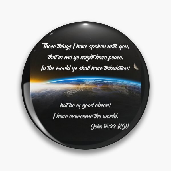 Item preview, John 16:33 King James Version designed and sold by Caregiverology.
