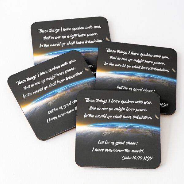 Item preview, John 16:33 King James Version designed and sold by Caregiverology.
