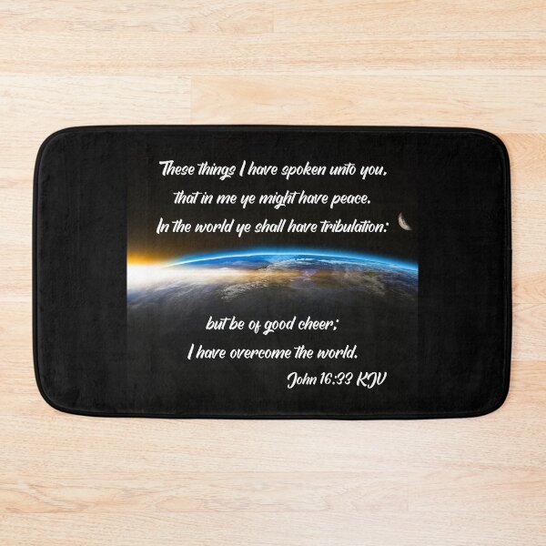 Item preview, John 16:33 King James Version designed and sold by Caregiverology.