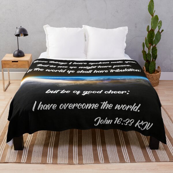 Item preview, John 16:33 King James Version designed and sold by Caregiverology.