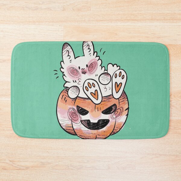 Item preview, cute kawaii pumpkin bunny funny bunny designed and sold by XXgooddeedXX.