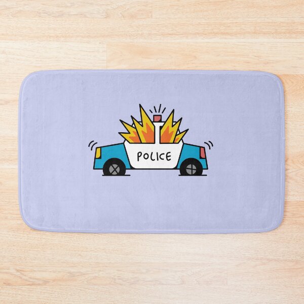 Item preview, Burning Police Car designed and sold by VADIMproducts.
