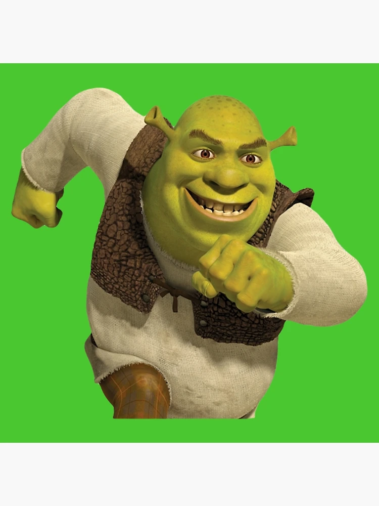 Screaming Shrek  Metal Print for Sale by SunnyMoonCrafts