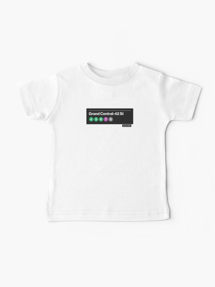 Thumbnail 1 of 2, Baby T-Shirt, Grand Central-42 St designed and sold by MTA-NY.