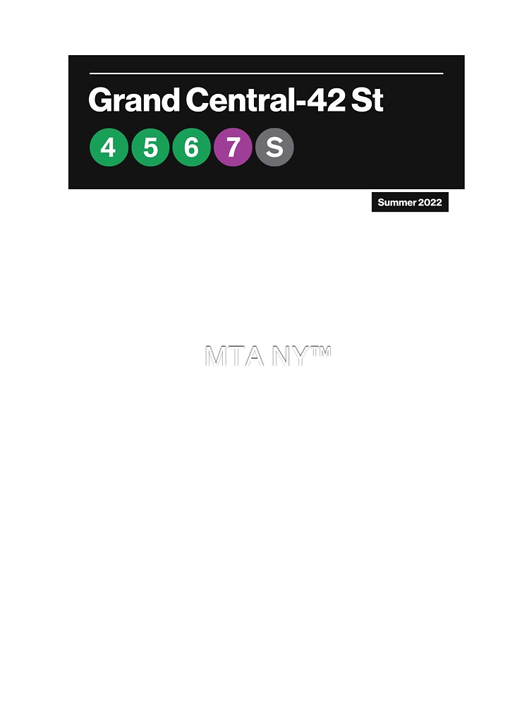Thumbnail 2 of 2, Baby T-Shirt, Grand Central-42 St designed and sold by MTA-NY.