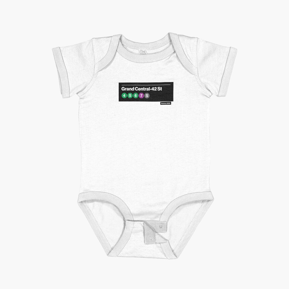 Item preview, Short Sleeve Baby One-Piece designed and sold by MTA-NY.