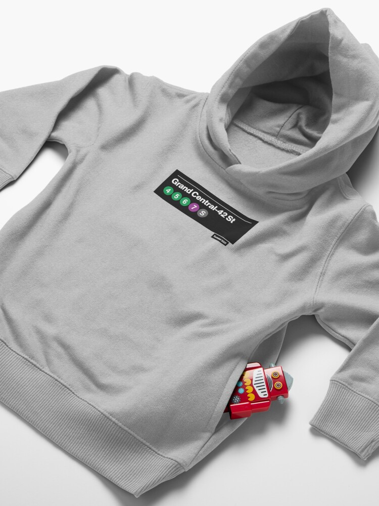 Thumbnail 4 of 5, Toddler Pullover Hoodie, Grand Central-42 St designed and sold by MTA-NY.