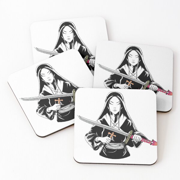 Item preview, "Tsumugi" Japanese Samurai Nun designed and sold by brandonpickus.