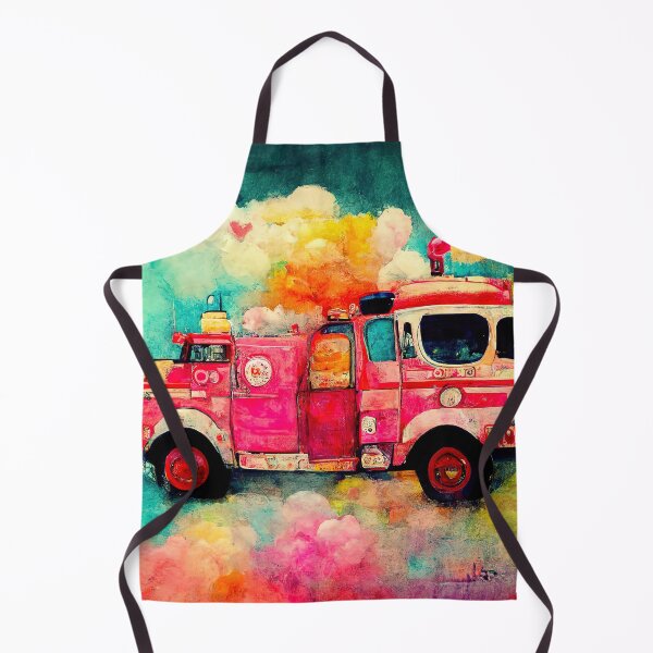 Item preview, Cute Fire Truck designed and sold by 2Piglets.