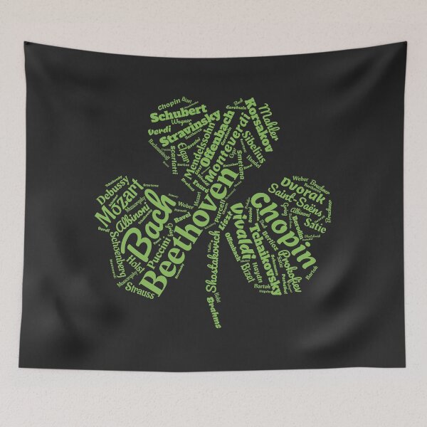 Item preview,  50 Composers - clover shape designed and sold by Musicianst0re.
