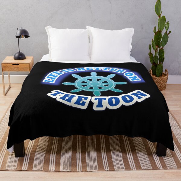 Item preview, Life is better on the toon pontoon designed and sold by MaRa ★★★★★.