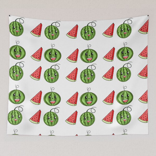 Item preview, Cute Watermelon Faces and Slices designed and sold by teledesign.