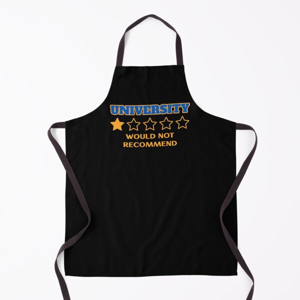 Item preview, University - would not recommend. Funny one star review quote designed and sold by Popalt.