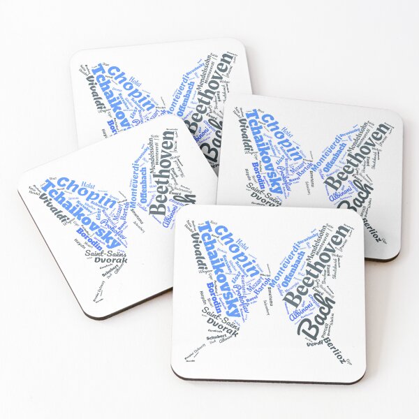Item preview, 50 Composers - butterfly shape designed and sold by Musicianst0re.