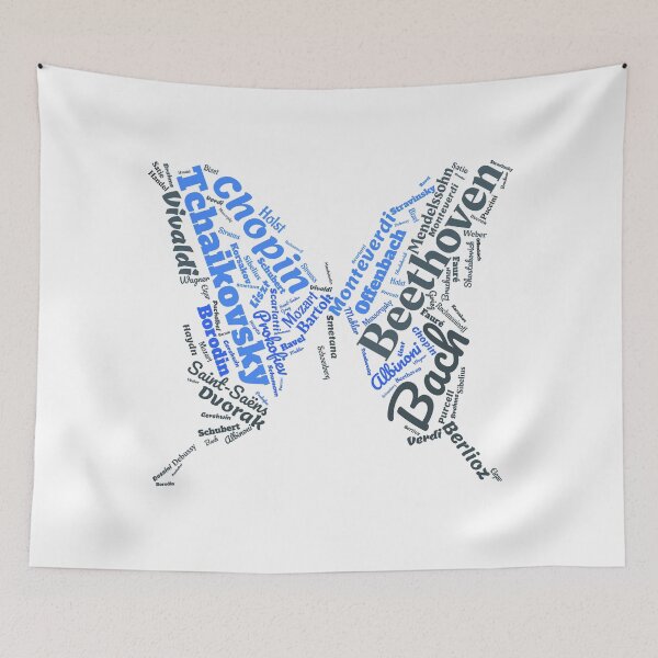 Item preview, 50 Composers - butterfly shape designed and sold by Musicianst0re.