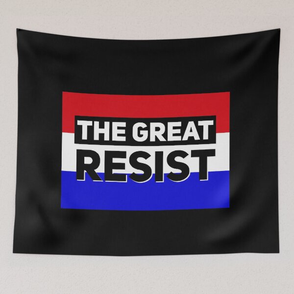 Item preview, THE GREAT RESIST UPSIDE DOWN DUTCH FLAG designed and sold by GraffitiBomberZ.