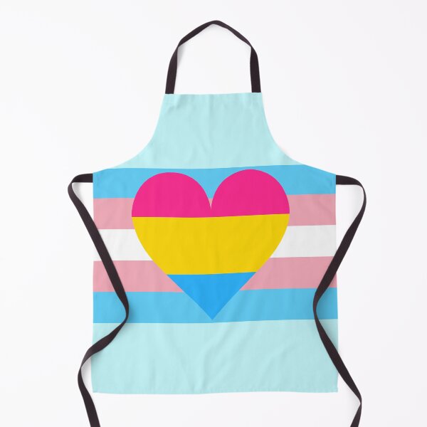 Item preview, Transgender Pansexual Heart Flag designed and sold by kosmicwaffle.