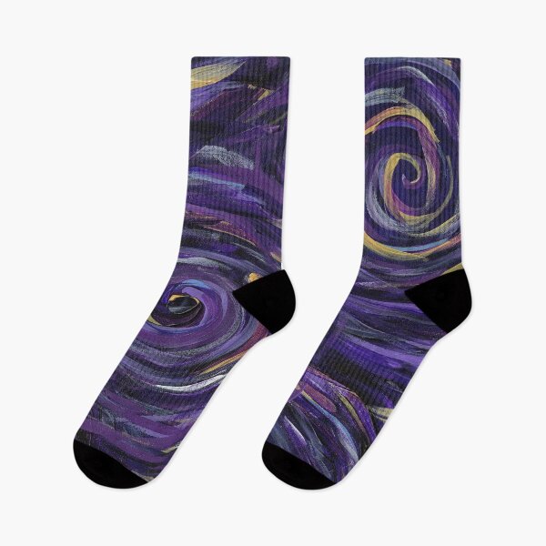 Item preview, Purple Starry Night  designed and sold by ReneeDixonArt.
