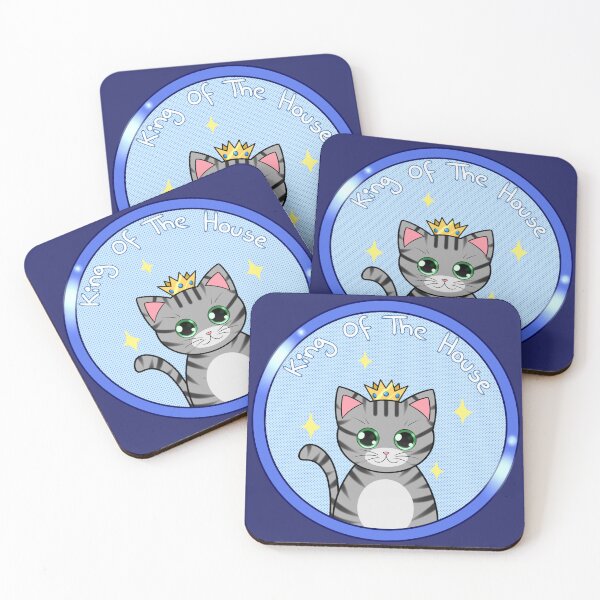 Item preview, Cat King of the house  designed and sold by Natsukittyart.