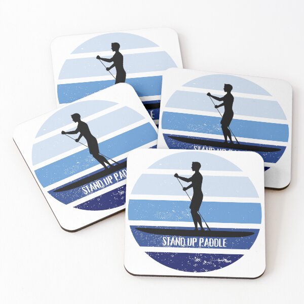 Item preview, Stand Up Paddle Boarding Silhouette designed and sold by Moonbarker.