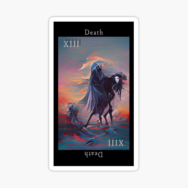 Tarot Card - Death Sticker