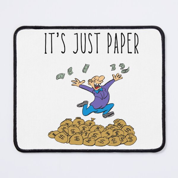 Item preview, It's Just Paper Large print euro money cash dollar sign money bag designed and sold by to-esu.